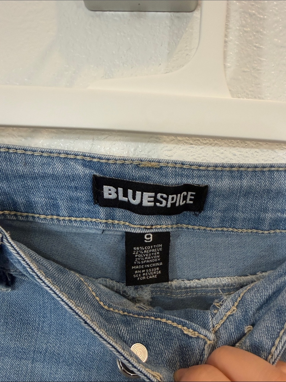 Blue Spice Slim-Fit Faded Blue Skinny Jeans - Picture 3 of 3